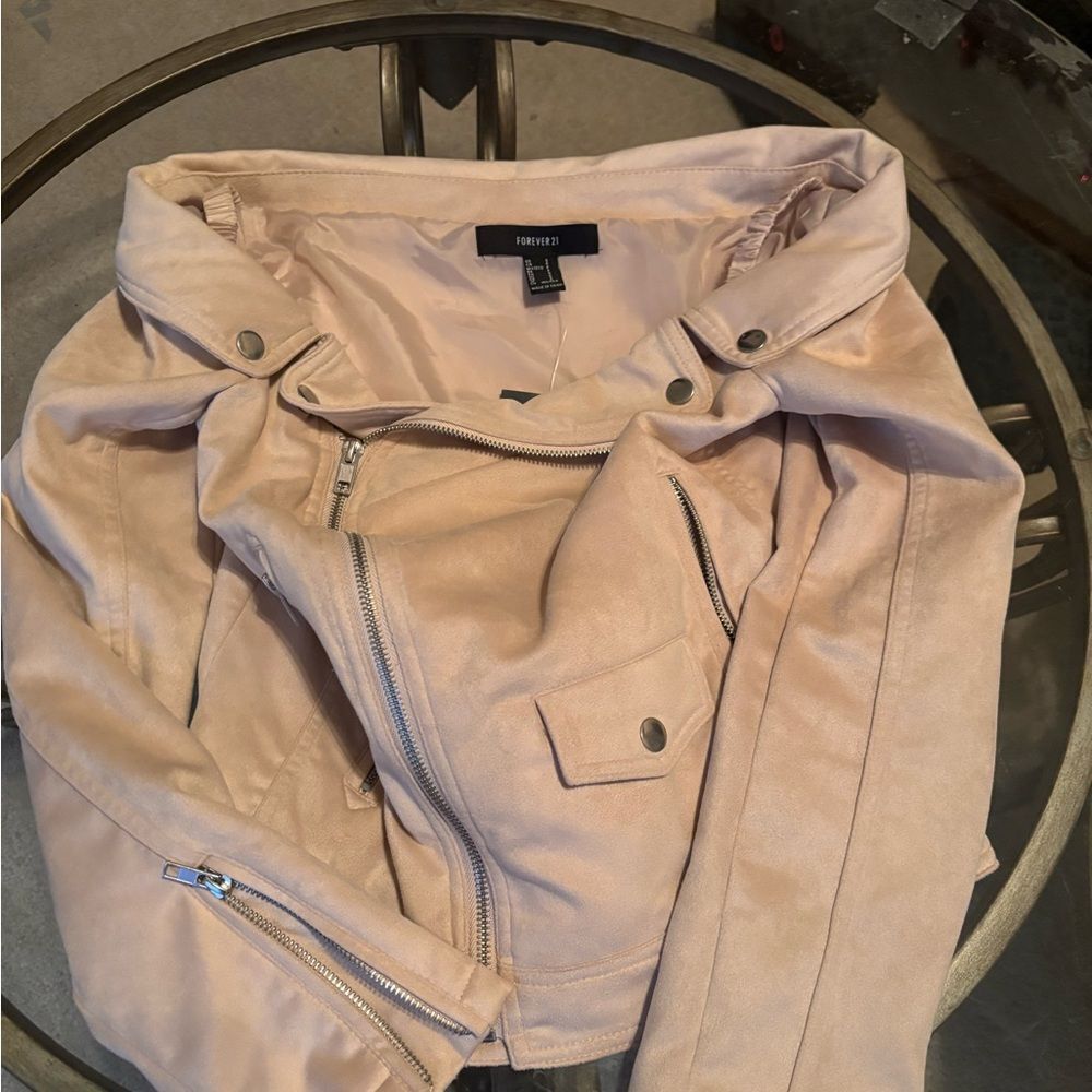 Forever 21  Off shoulder Women's Cream Jacket